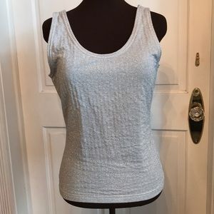 Silver Sparkly Tank Top